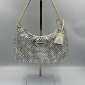 Prada Enameled Metal Triangle Re-Edition 2000